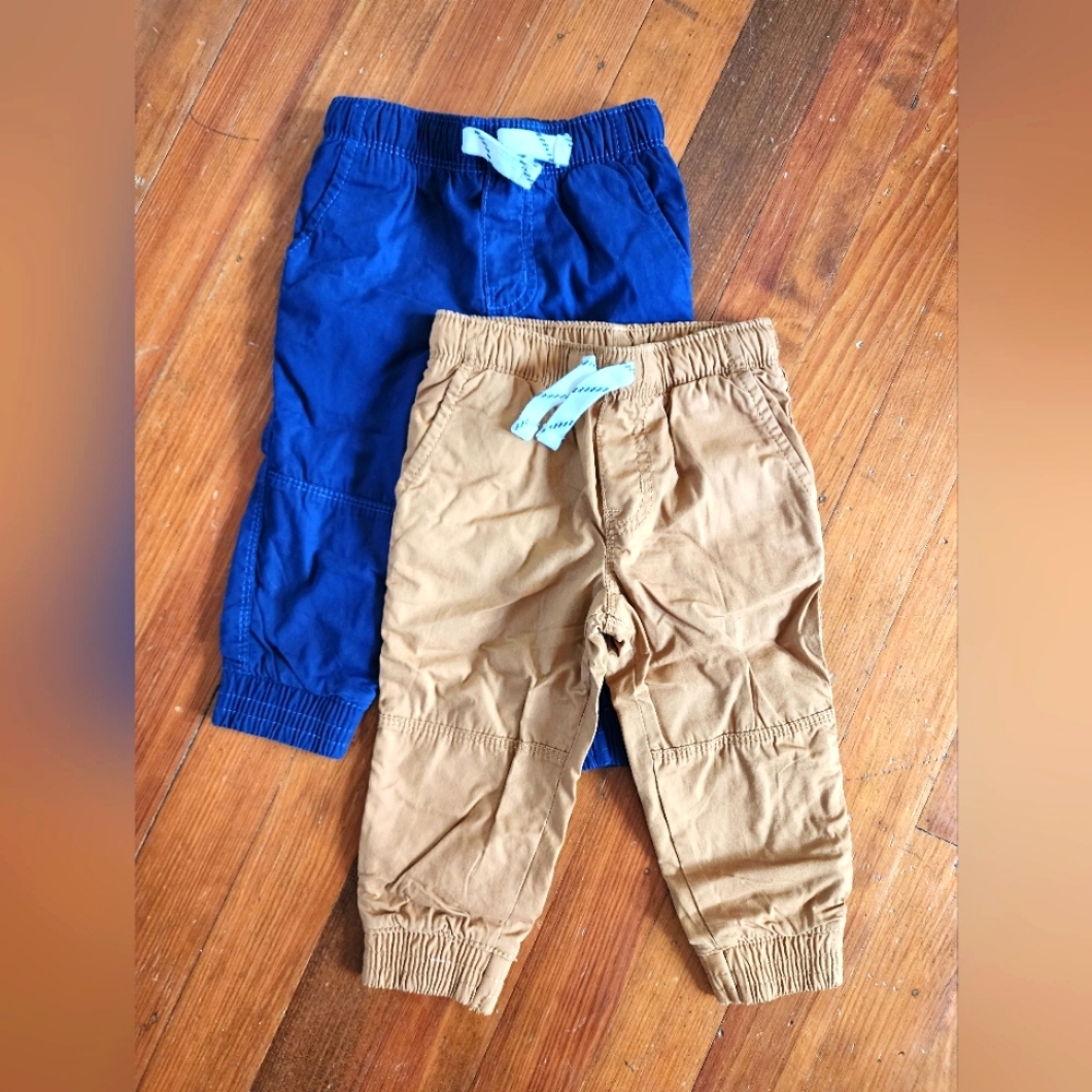 Set of 2 Carters 12M Boys Lined Joggers